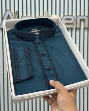 China Spandex Seagreen Panjabi